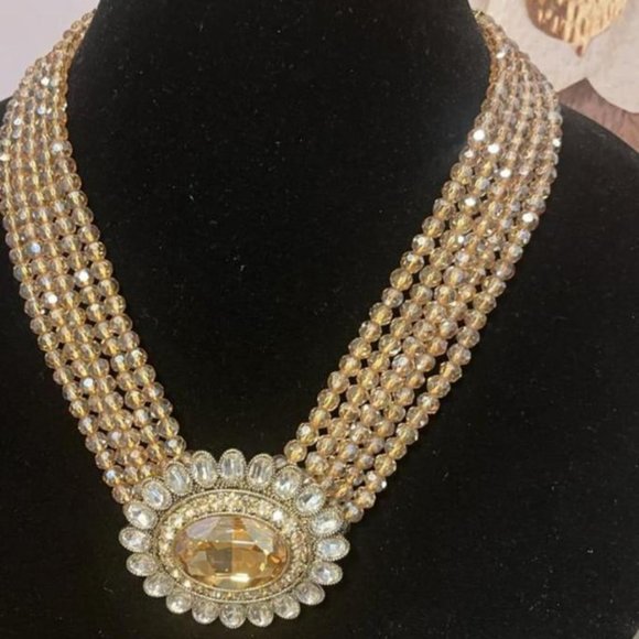 Heidi Daus Dazzling Delight Crystal Necklace